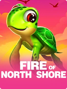 Fire of North Shore pokie by VPower: cover art